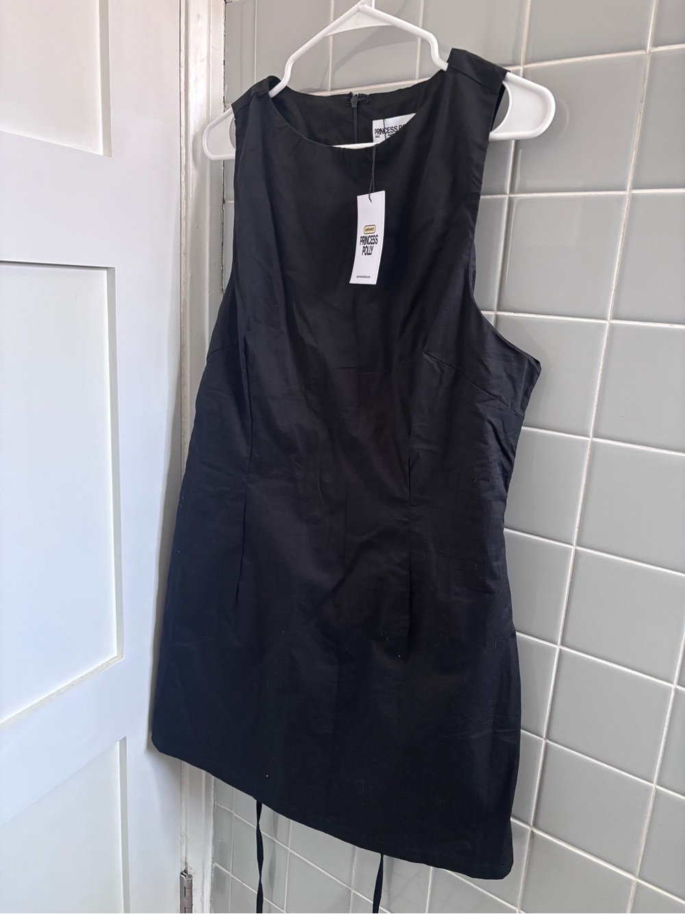 Princess Polly Black Sleeveless Mini Dress